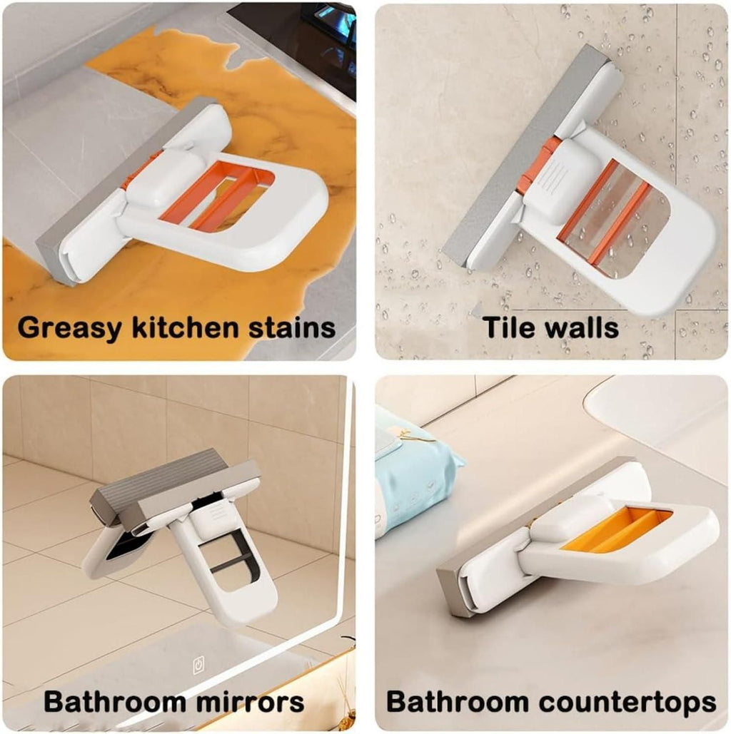 Mini Foldable Desktop Mop | Clear Cart