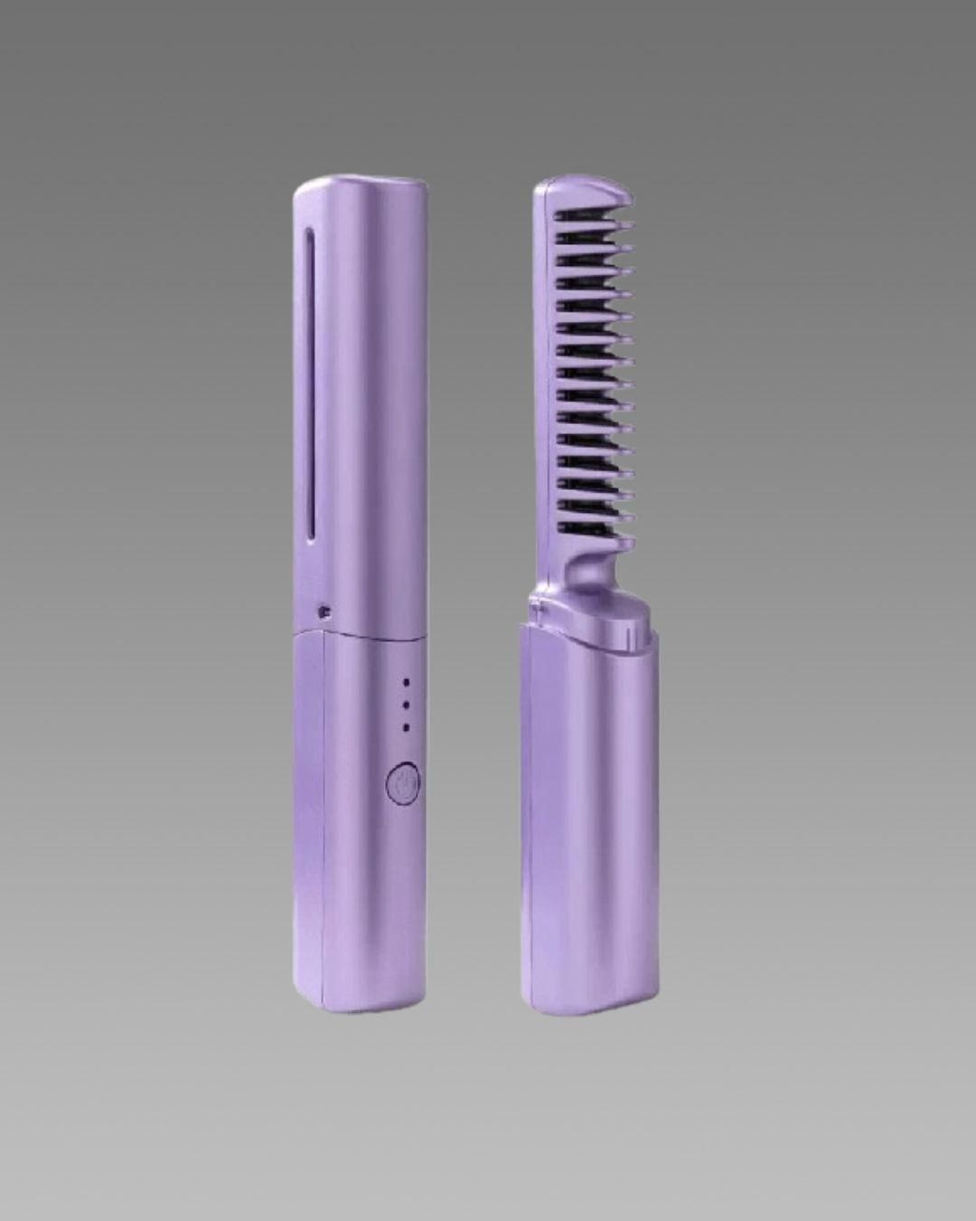 Cordless Mini Hair Straightener Comb | Clear Cart