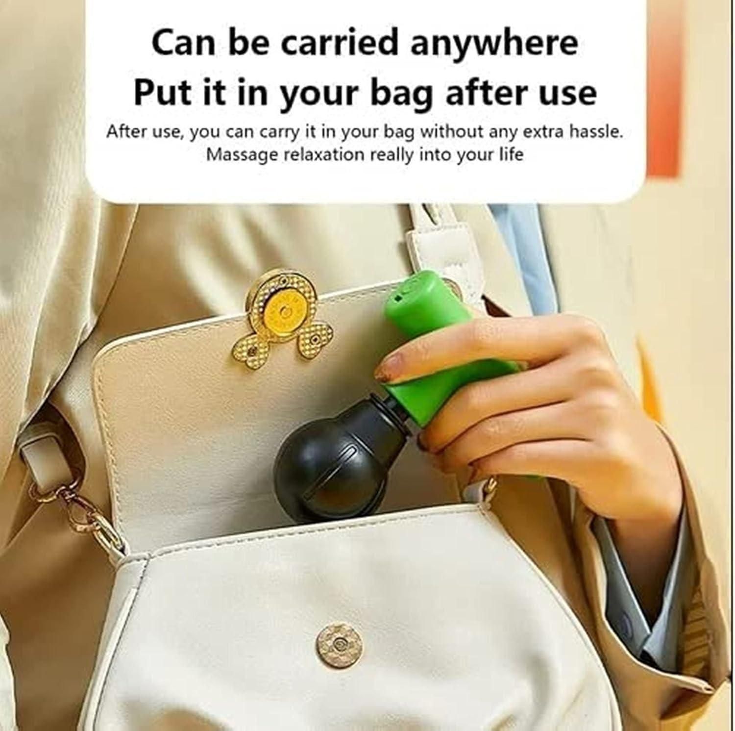 Mini Facial Gun Deep Muscle Massager | Clear Cart