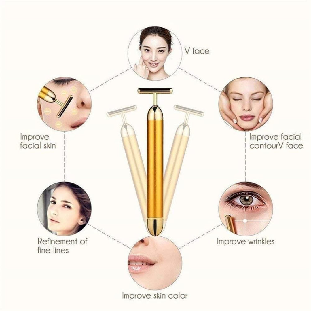 24K Gold Facial Sculpting Wand | Clear Cart